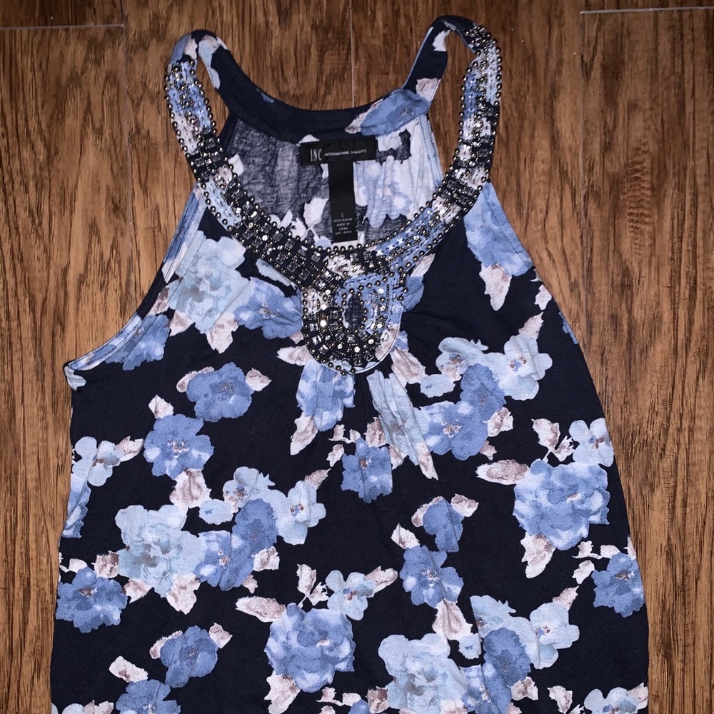 International Concepts Floral Blouse - Picture 4 of 7